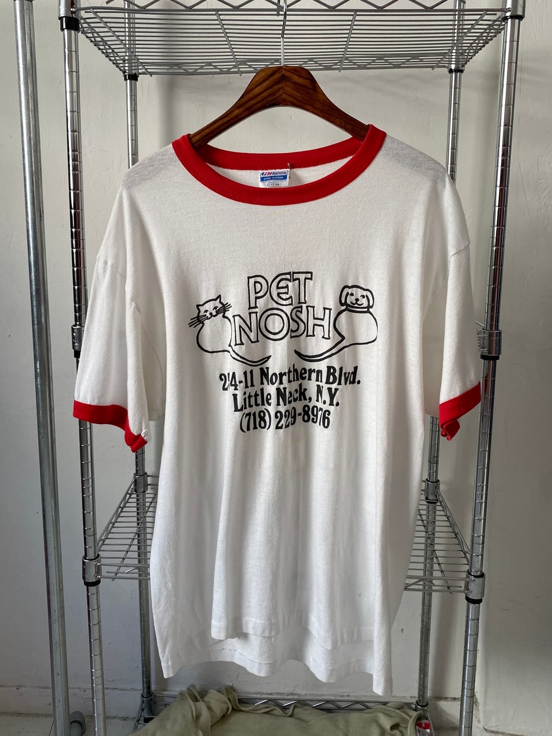 헤인즈 링거 반팔 티셔츠 Made in USA (Man XL) AB168 상품이미지2