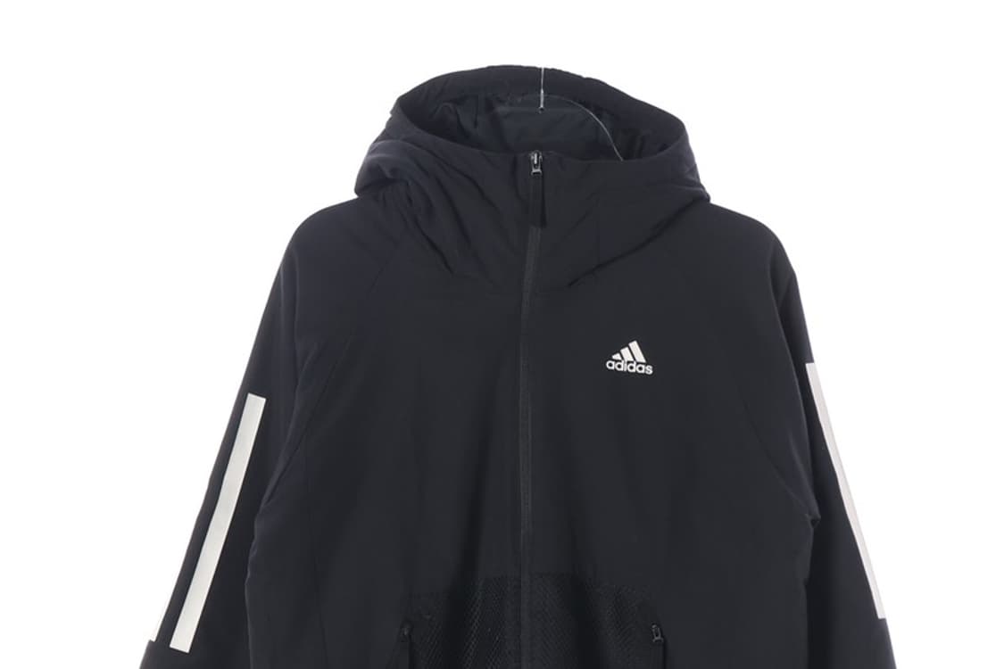 아디다스 여성 3-스트라이프 메쉬 윈드브레이커 M 상품이미지4