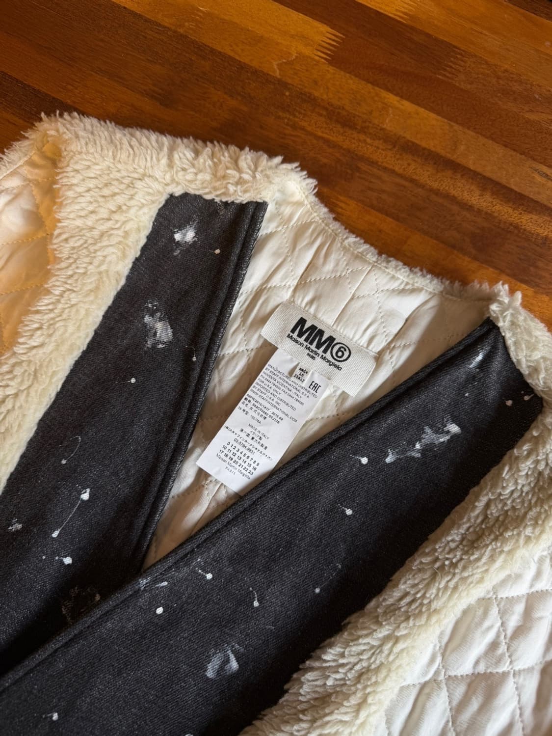 마르지엘라mm6 시어링 베스트 여성66 상품이미지9