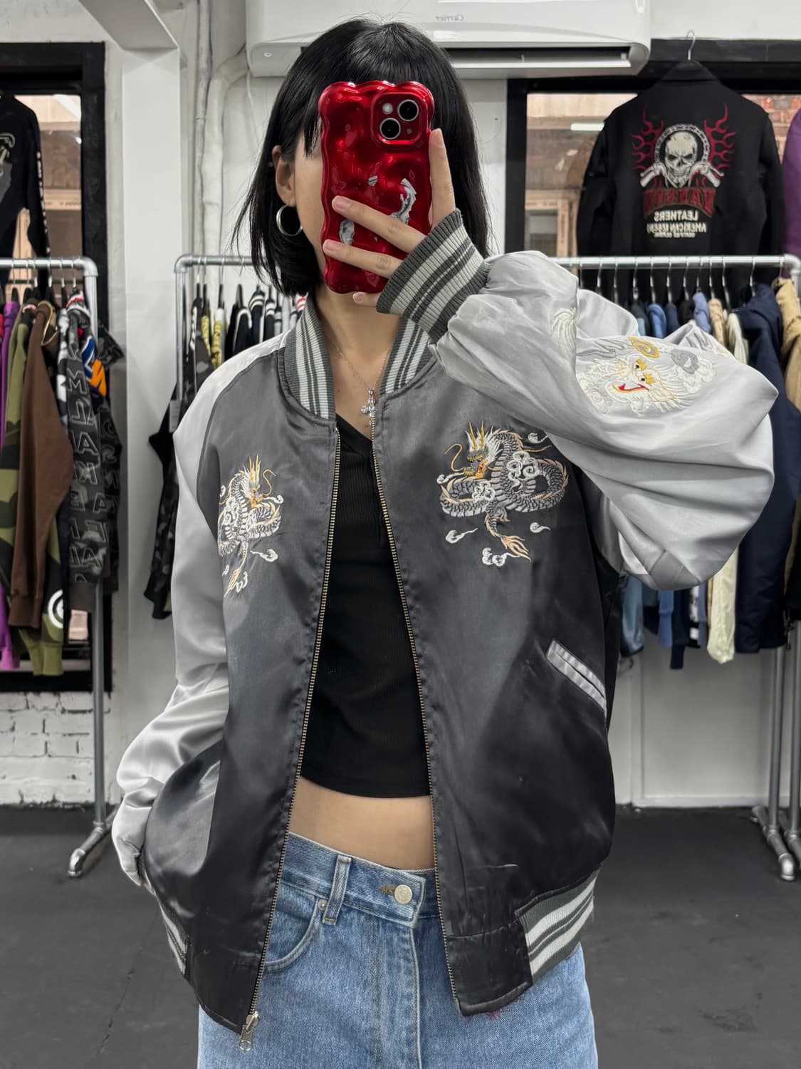 VTG 오리엔탈 리버시블 스카잔 상품이미지3