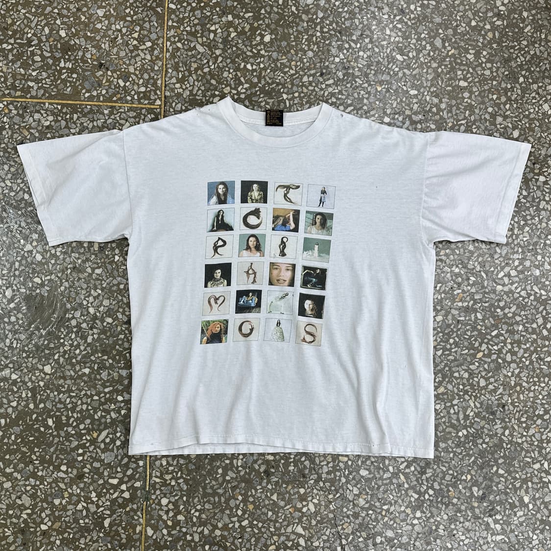 90s USA 토리 에이머스 빈티지 싱글스티치 티셔츠 XL 상품이미지2