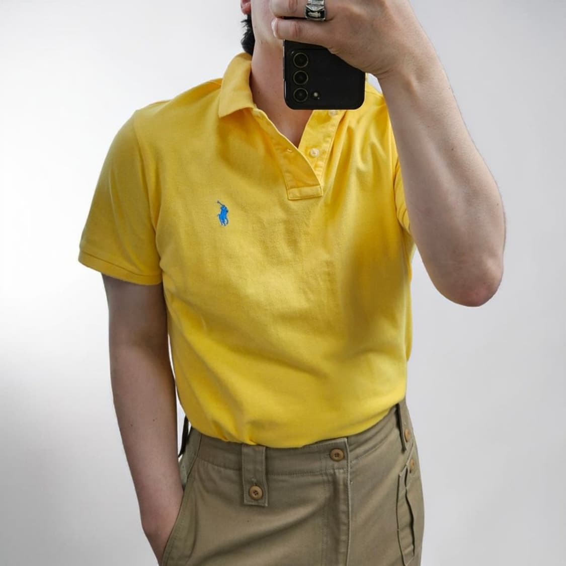 폴로 랄프로렌 큐알 PK셔츠 반팔 카라티 L M0314 상품이미지1