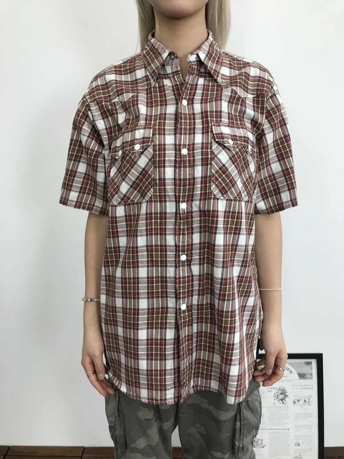 Double Works Plaid Work Shirt 상품이미지2