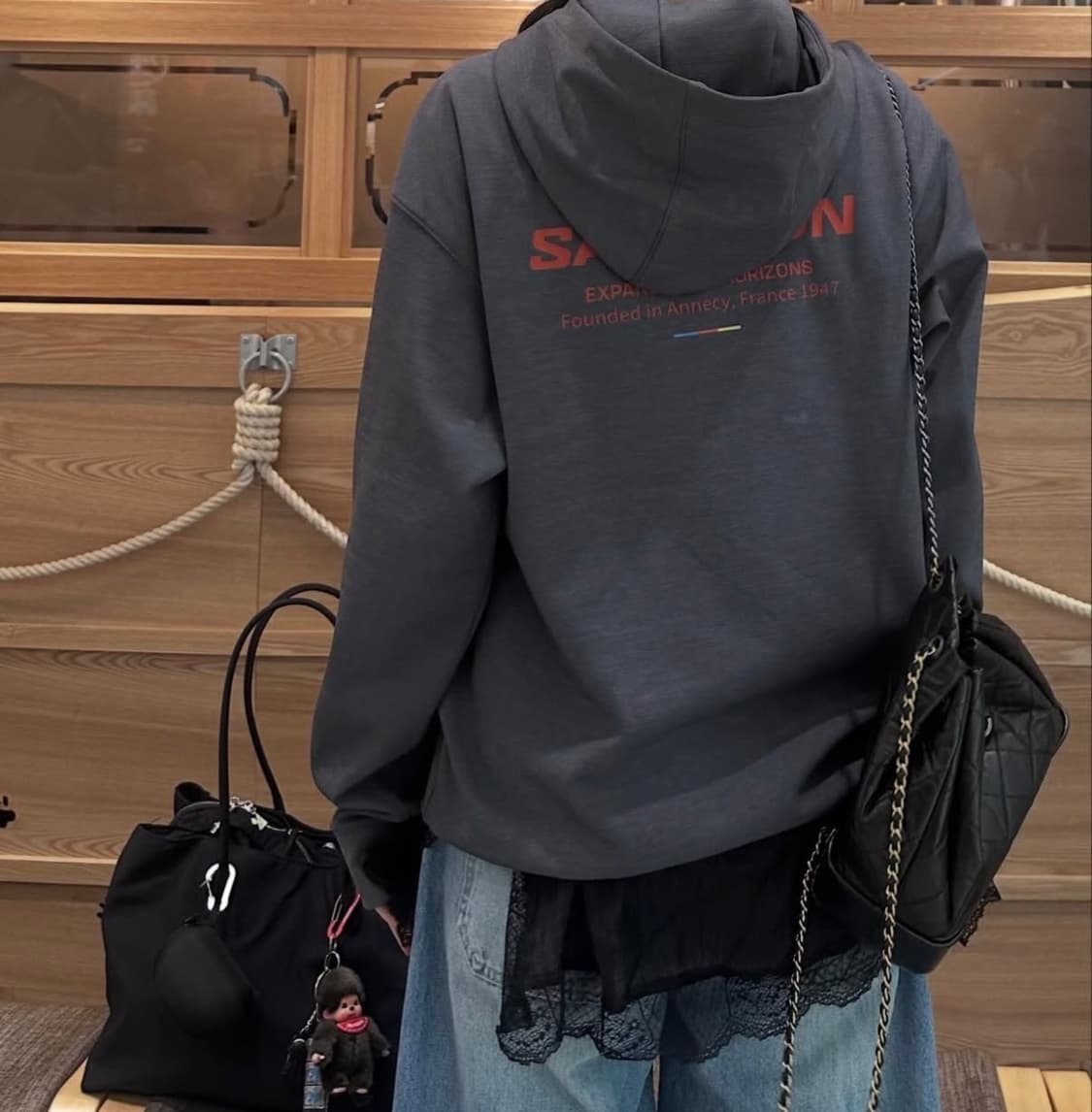 [새 상품] 살로몬 프라이머리 남녀공용 후디 m 상품이미지3