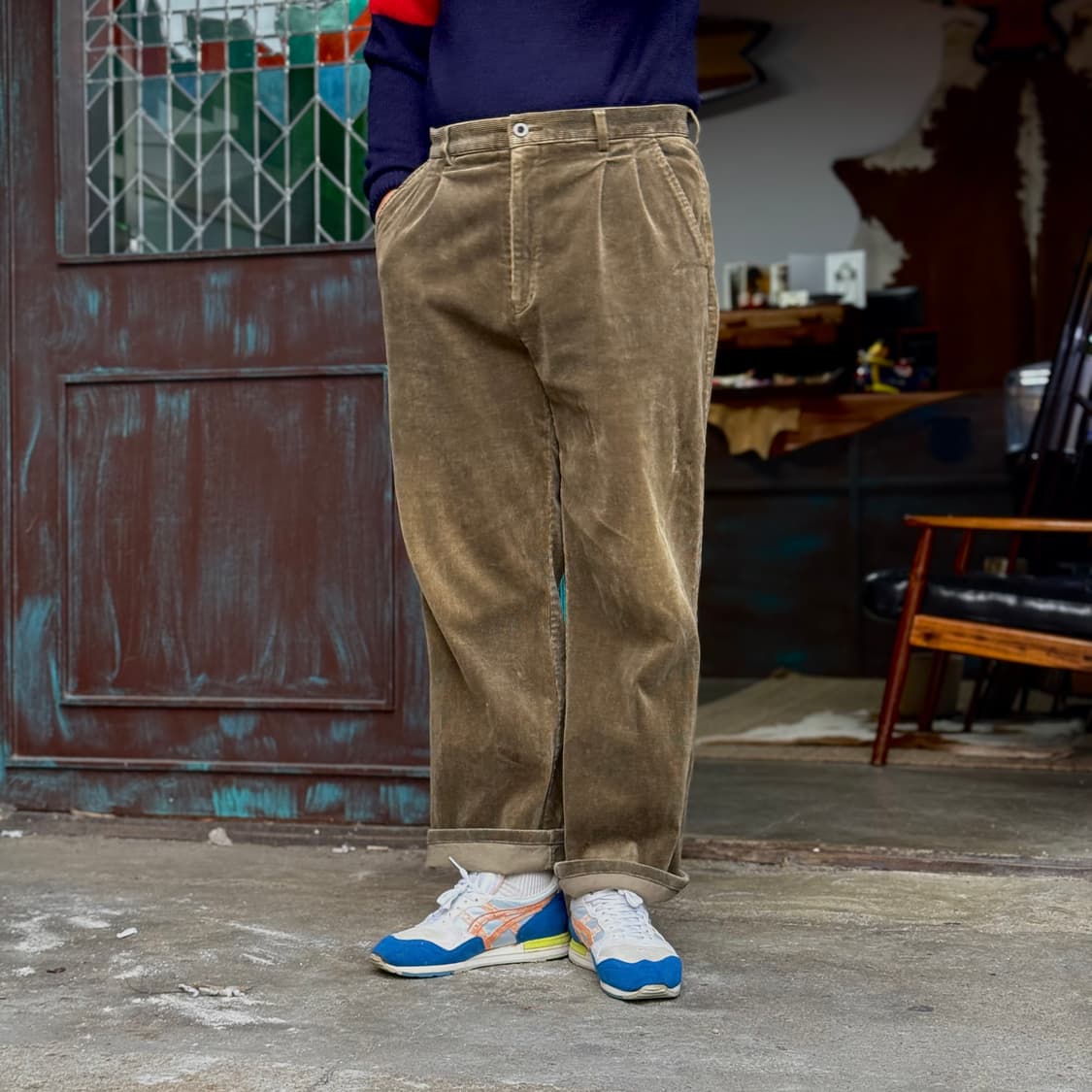 C-Line Jeans 투턱 코듀류이 팬츠 34 상품이미지7