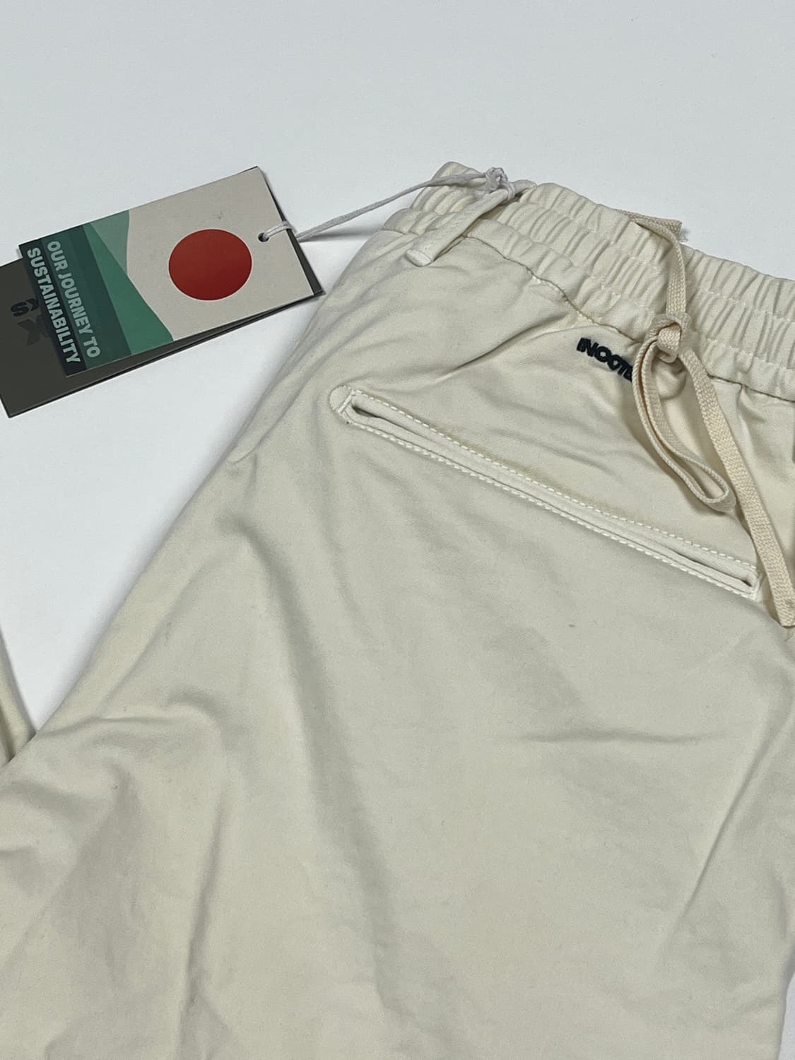 인코텍스 INCOTEX 스트링 치노팬츠 33 아이보리 (택달린 새상품) 상품이미지2