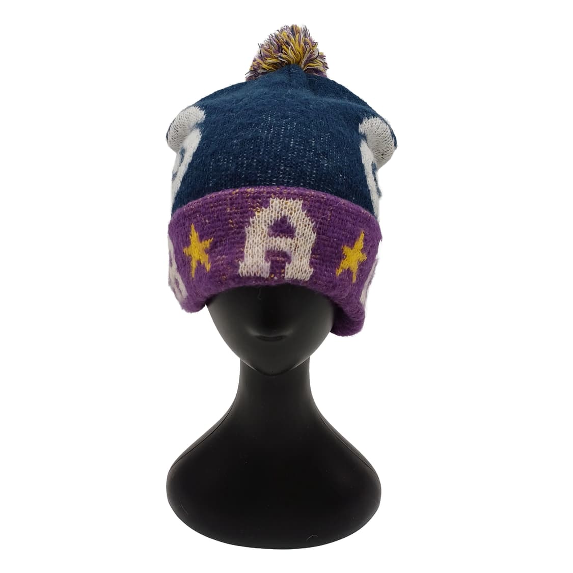 일본 빈티지 니트 비니 방울 모자 [BF10445-162-54] 상품이미지1