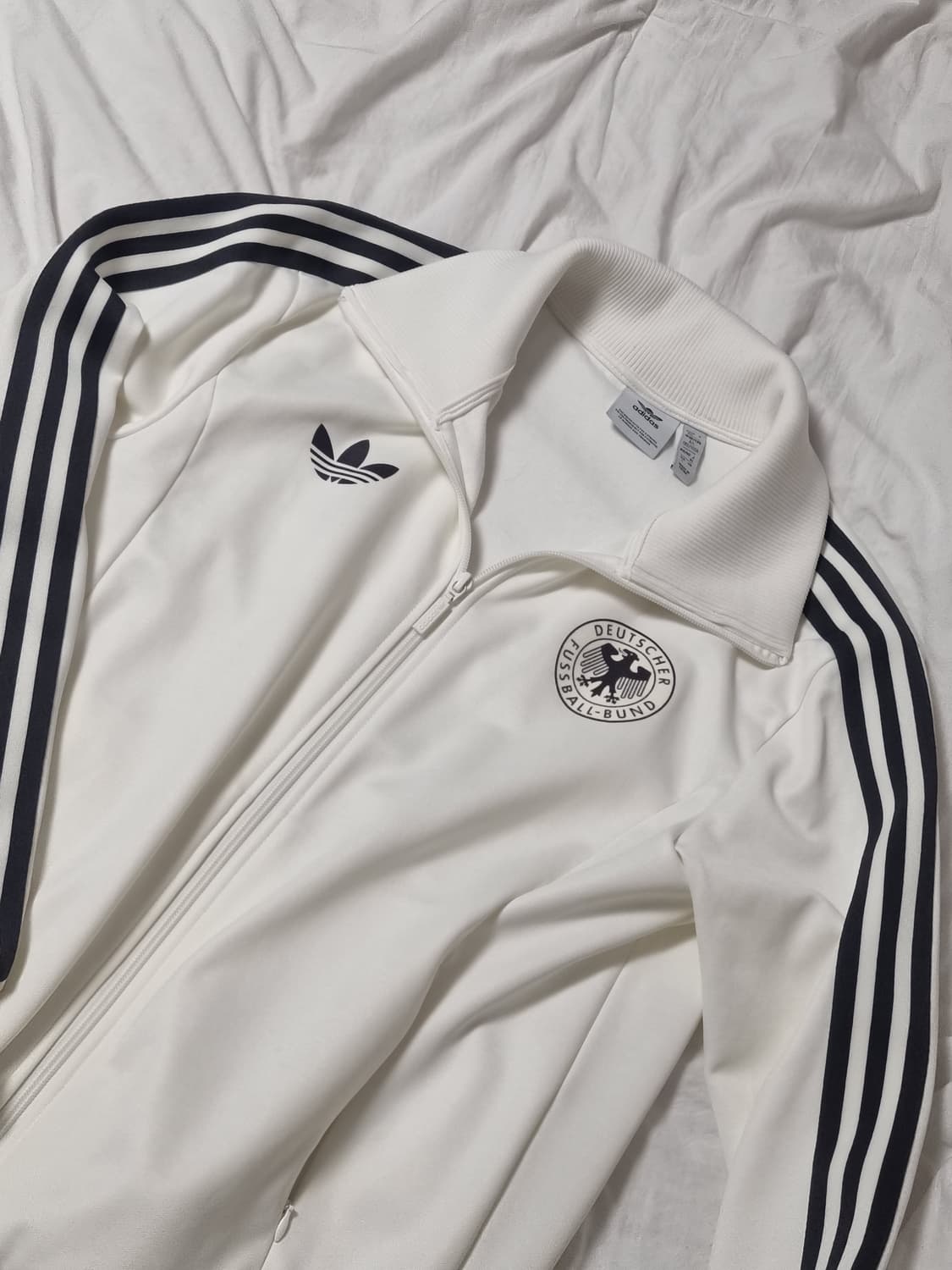 아디다스 독일 베켄바우어 져지 L 트랙탑 오프 화이트 저지 상품이미지1