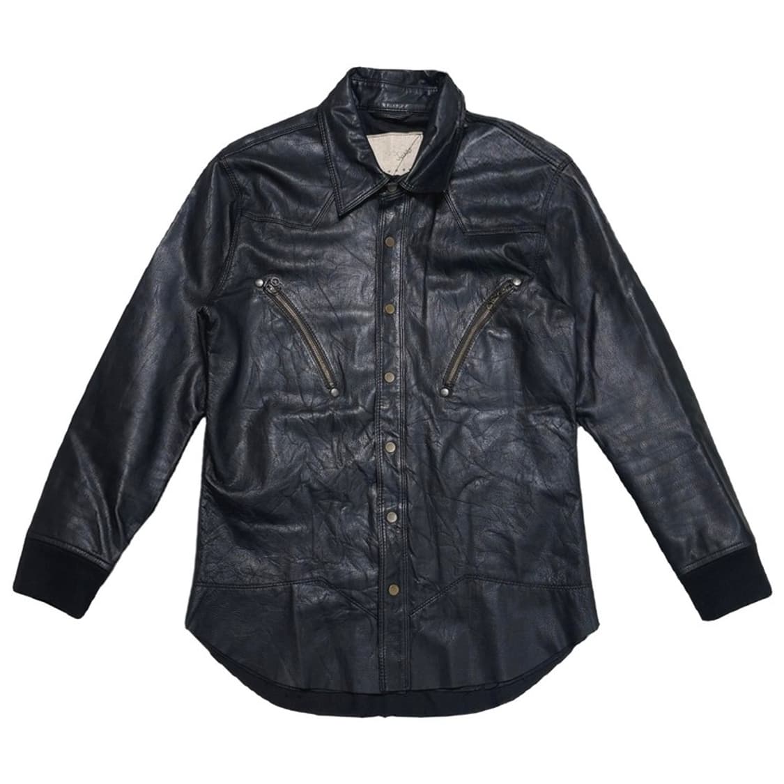 빈티지 가죽자켓 GOAT SKIN 블랙 S 상품이미지1