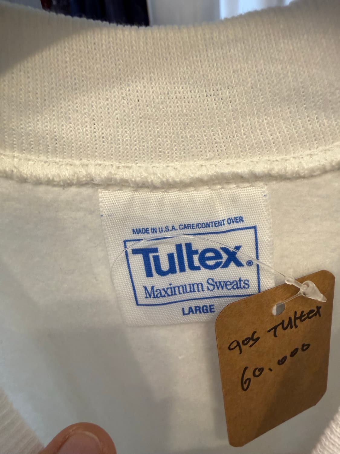 90s Tultex 빈티지 스웻셔츠(라지) 상품이미지3