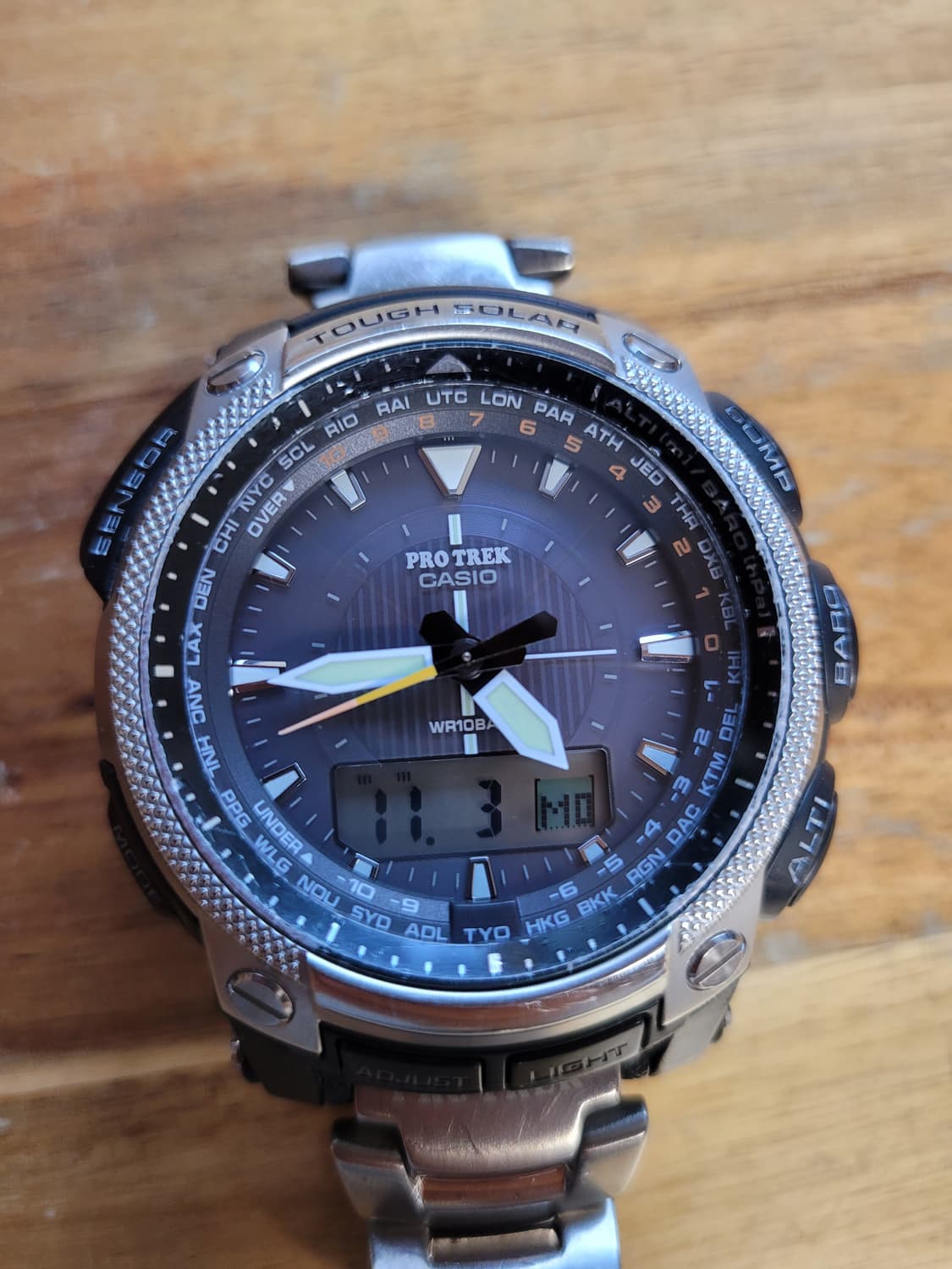 카시오 프로트렉 메탈시계 PRG-505T 등산 낚시 캠핑 아웃도어  상품이미지1