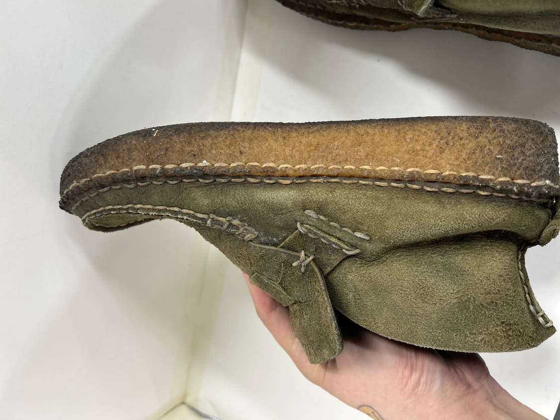 VISVIM 올드비즈빔 올리브 스웨이드 스키너드 더블링 크레페솔 모카신부 상품이미지7