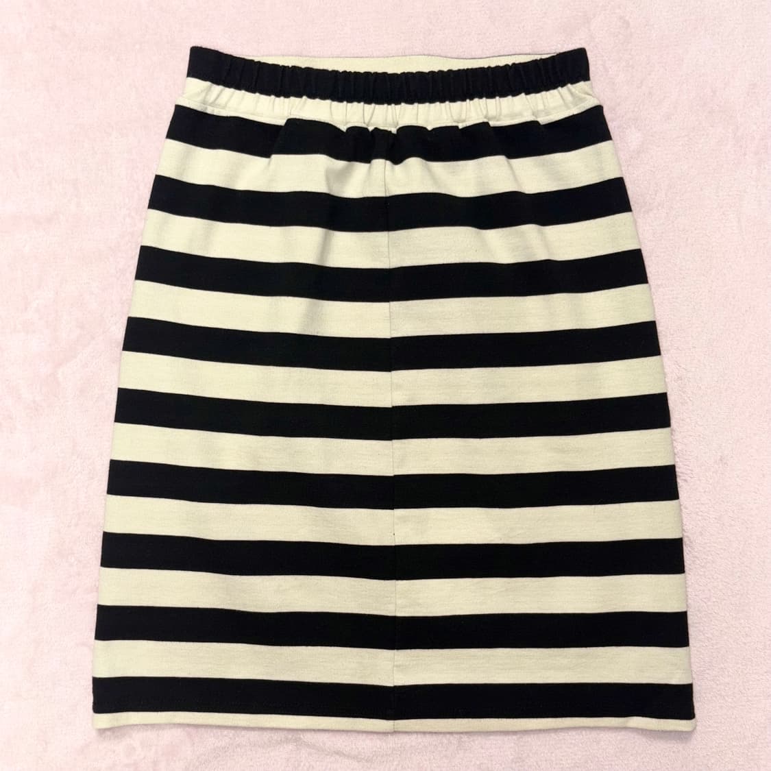 스트라이프 코튼 미디 스커트 상품이미지4