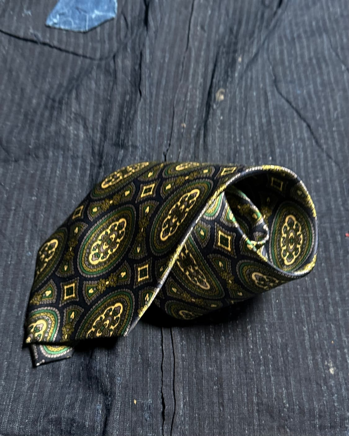 Sinsabang 플라워 패턴 실크 타이 상품이미지3