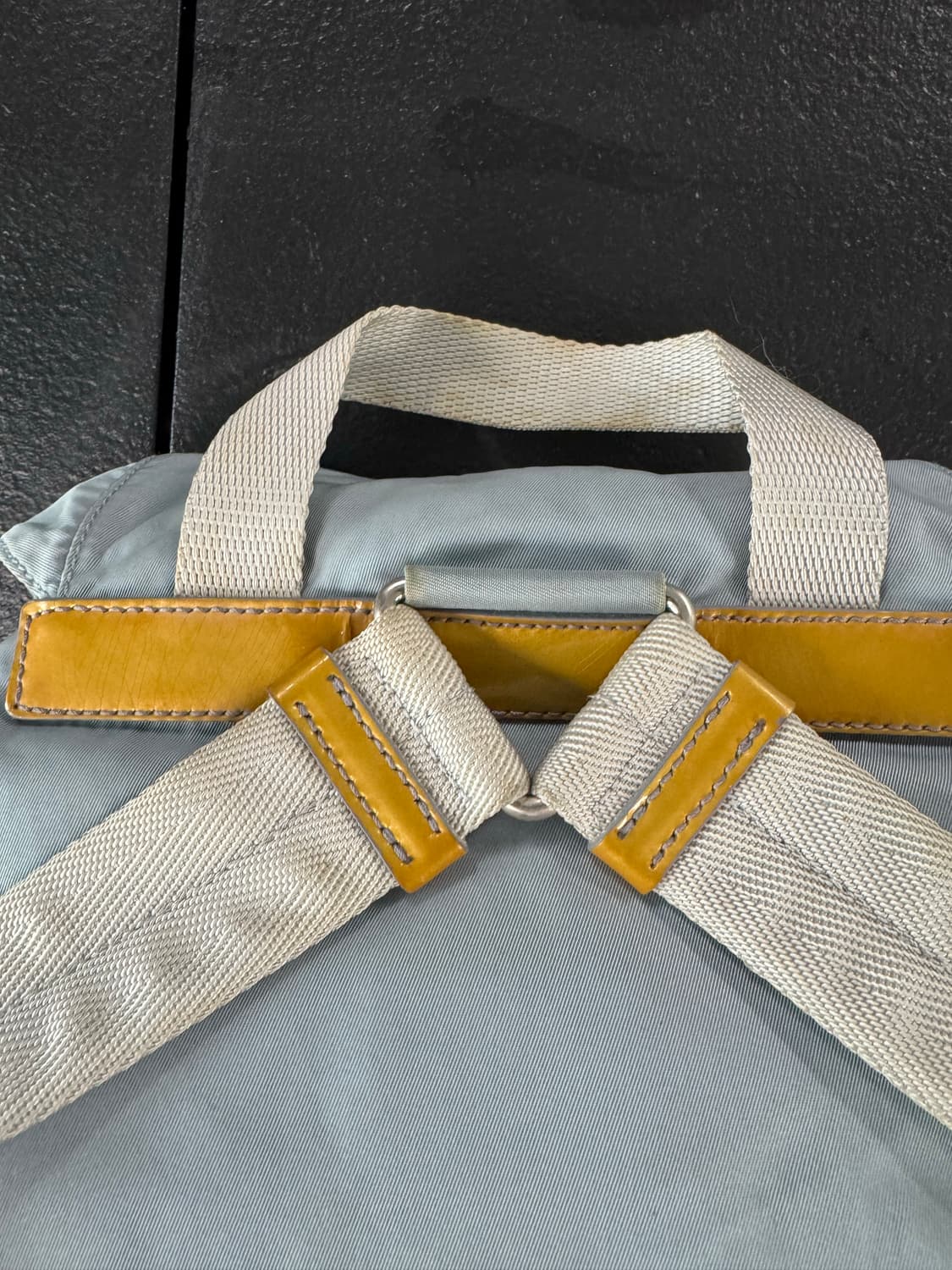 프라다 나일론 라이트 블루실버 백팩 상품이미지3