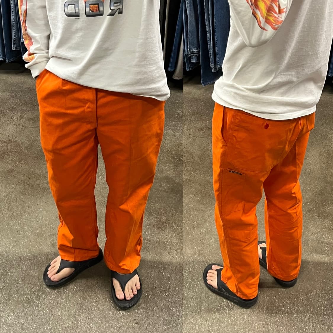 80s 빈티지 프렌치 워크 팬츠 (32“) 상품이미지1