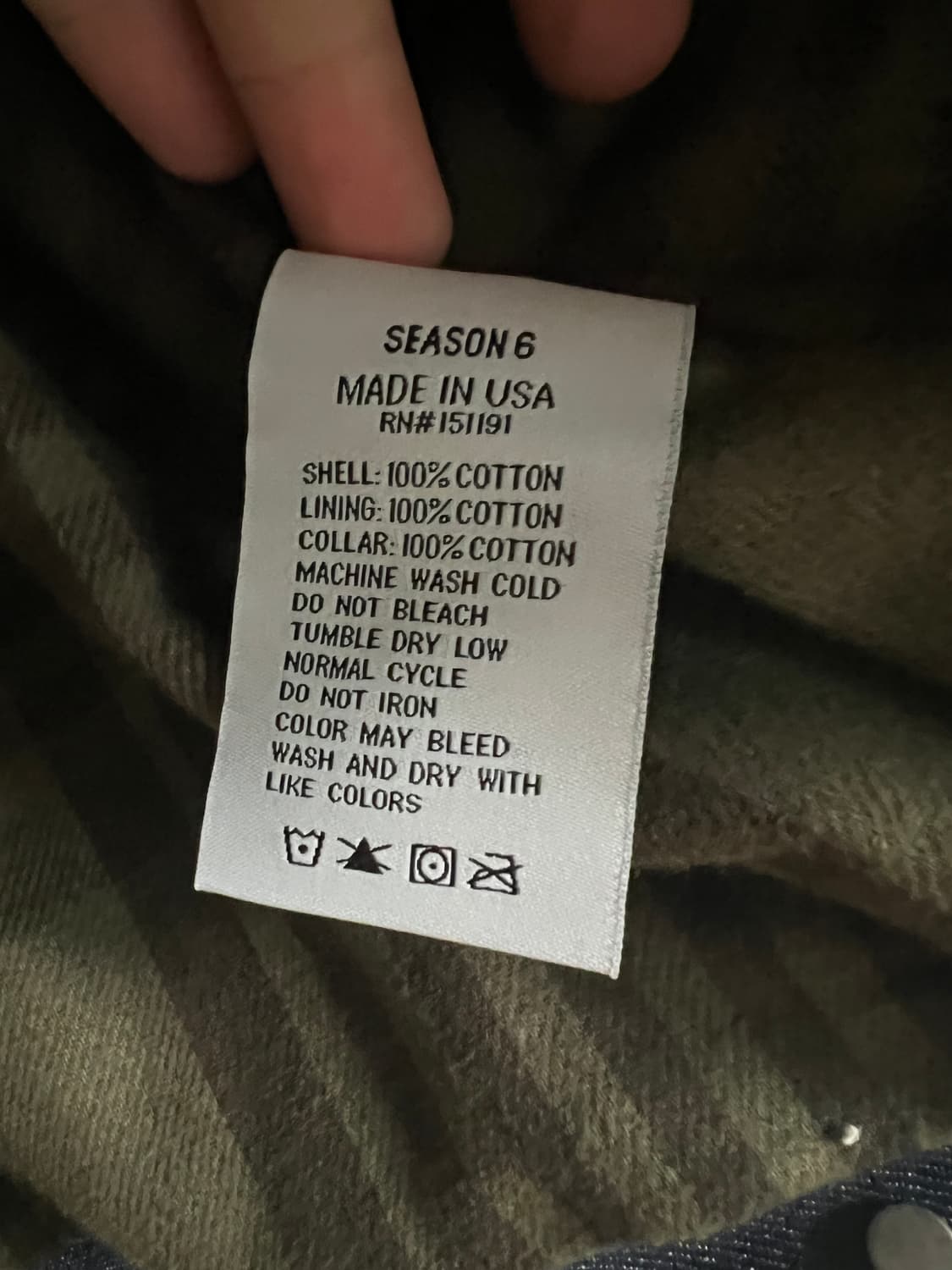 M 이지 시즌 6 샘플 데님 코듀로이 자켓 인디고 상품이미지2