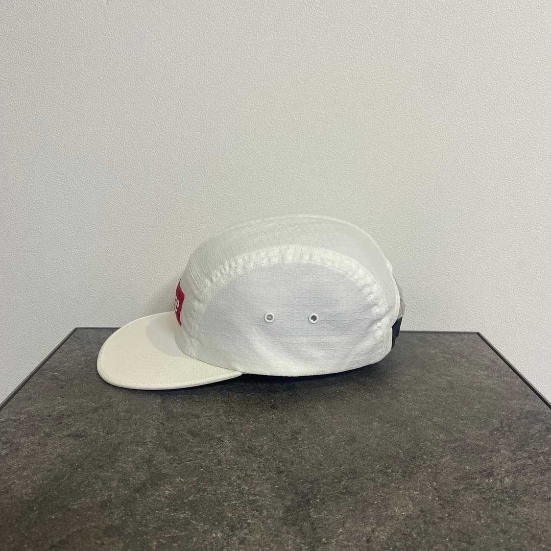 (OS) 슈프림 박스로고 캠프캡 모자 자카드 화이트 상품이미지3