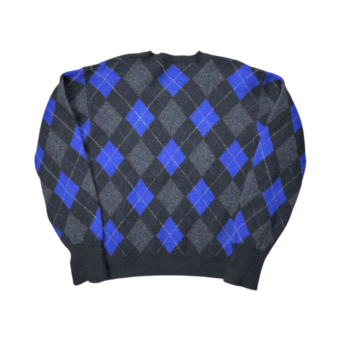 OS) 폴로 랄프로렌 블랙 블루 아가일 램스울 니트 스웨터 TK-028 상품이미지2