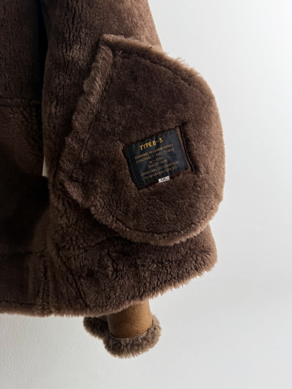 Vintage Sheepskin B-3 Leather Jacket 상품이미지9