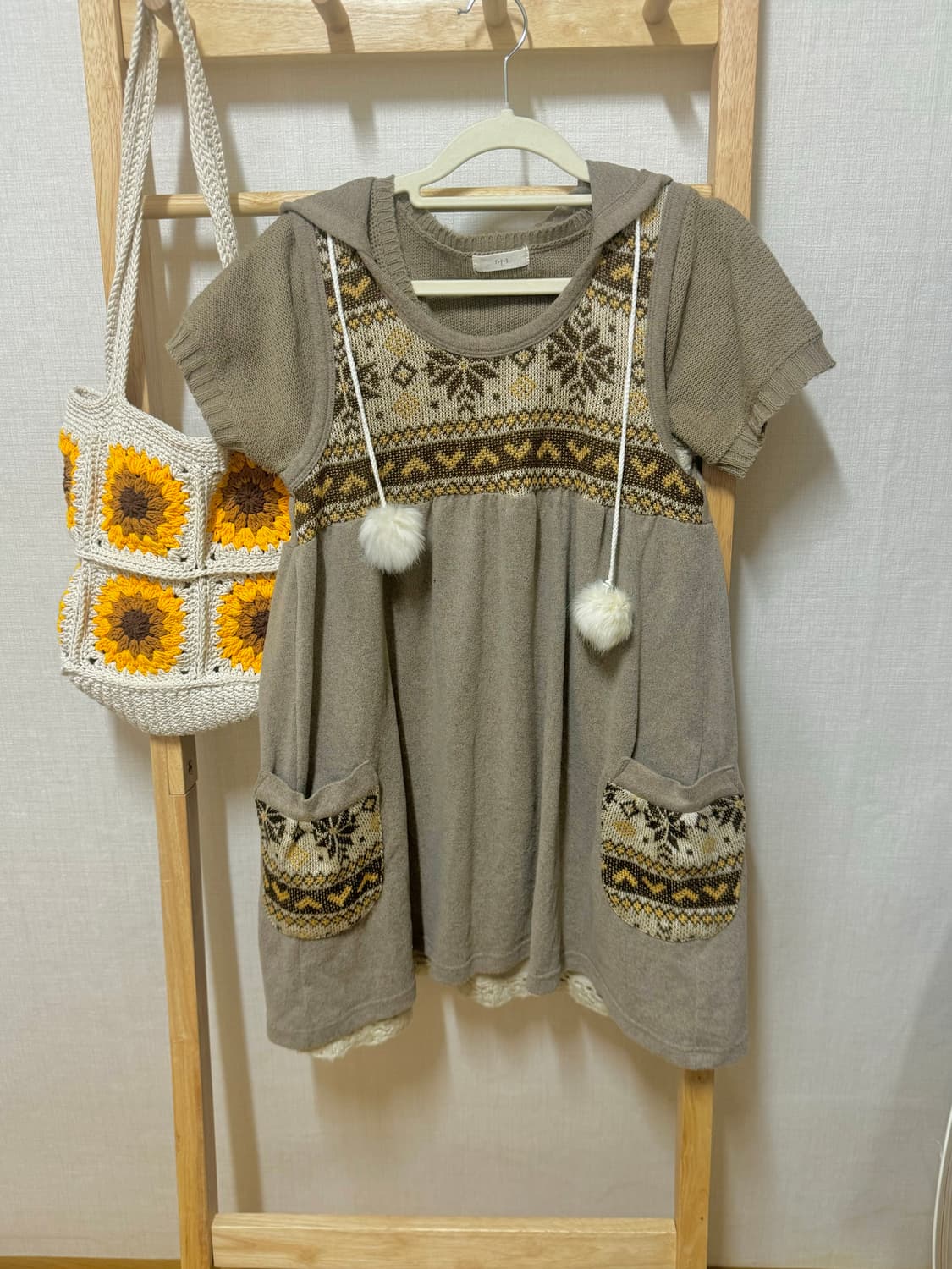 뮤트 노르닉 반팔니트 +조끼 상품이미지1