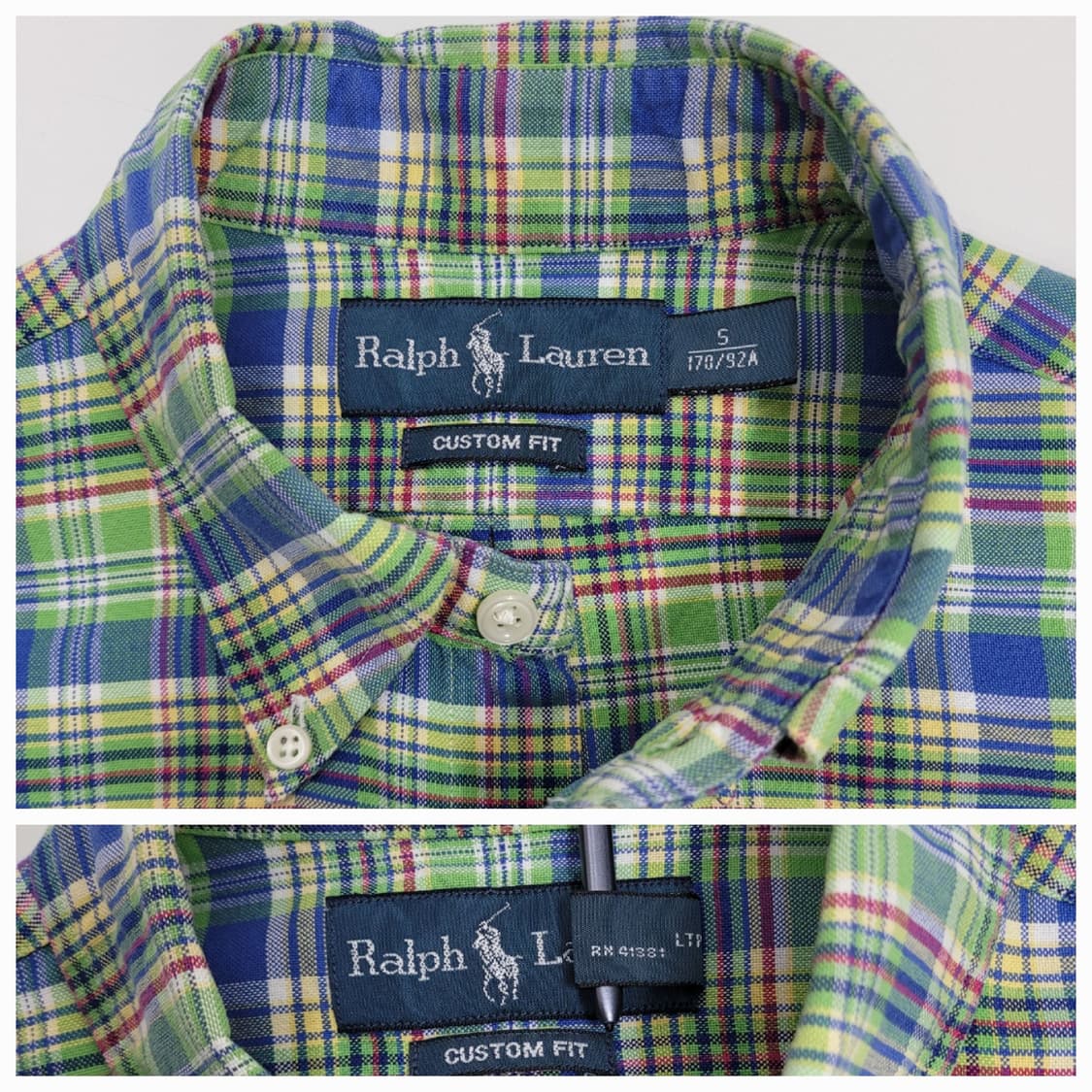 POLO 폴로 랄프로렌 멀티컬러 포니 체크 셔츠 / 남 S 멀티 컬러
 상품이미지7