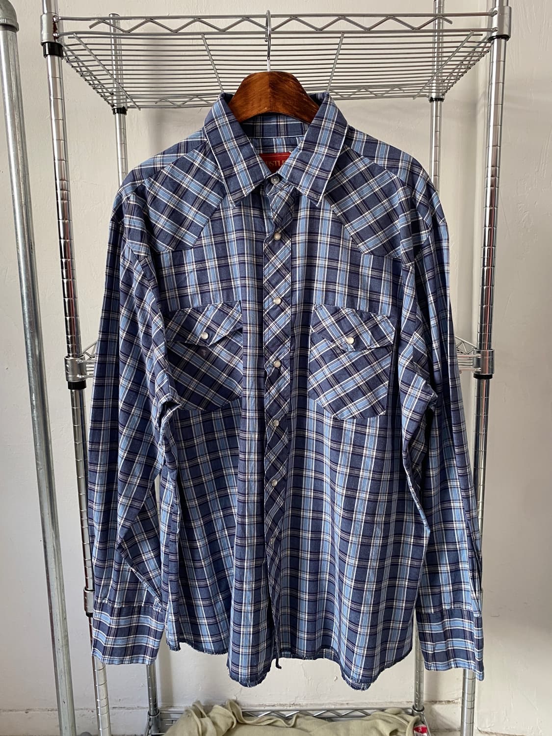 러슬러 체크 셔츠 (Man XL) AB1682 상품이미지2