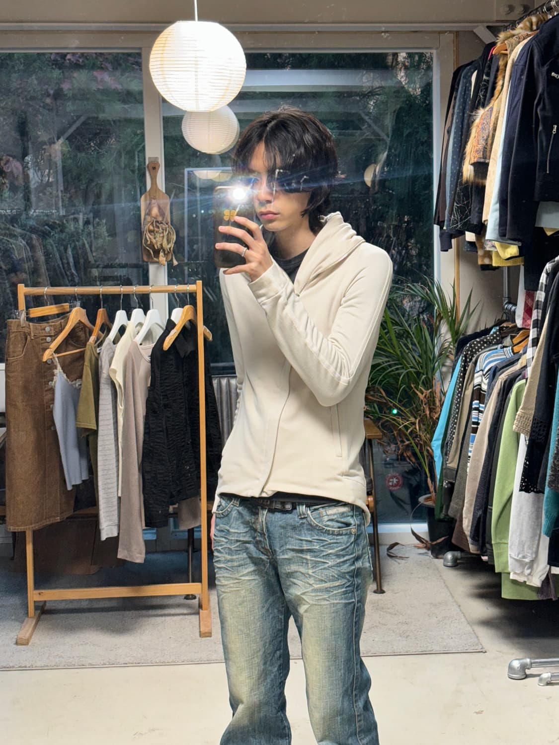 Bajra 비대칭 후드집업 상품이미지4