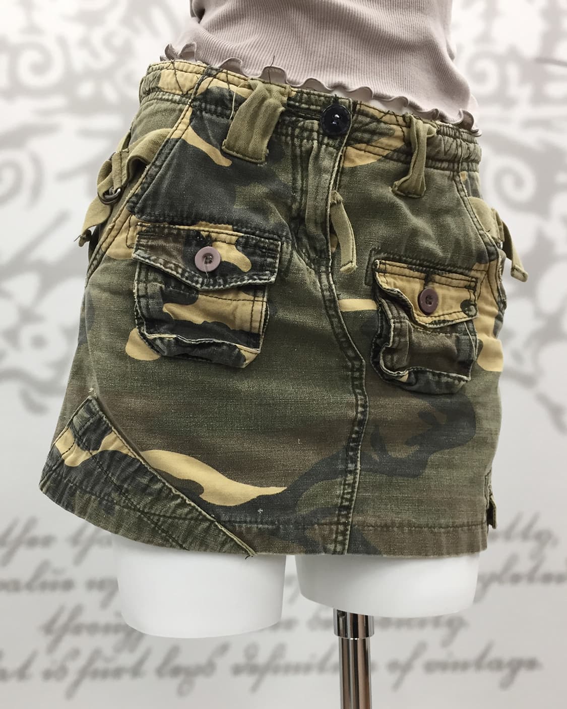 Y2K Camo shorts skirt 상품이미지1