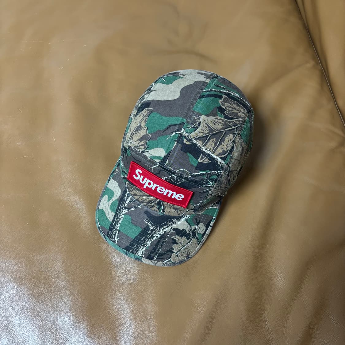 슈프림 캠프캡 모자 박스로고 22FW 밀리터리 카모 상품이미지5