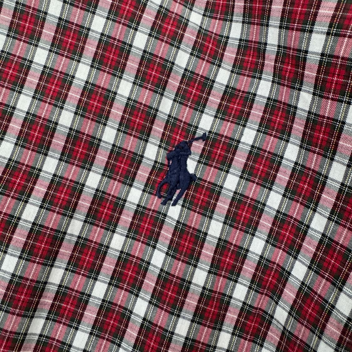 XL~2XL 폴로 랄프로렌 체크 반팔 셔츠  상품이미지3
