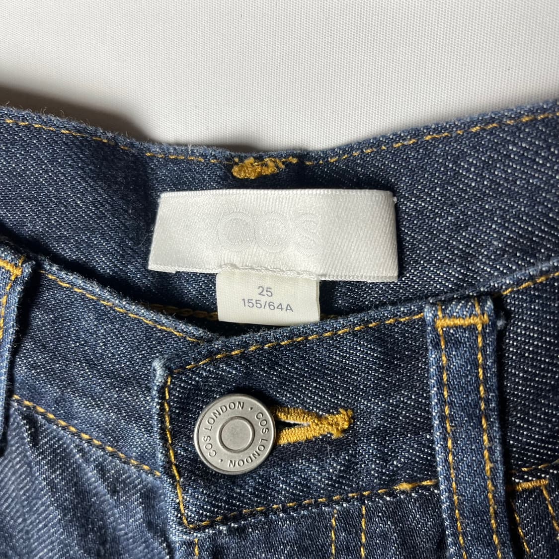 [Cos] 코스 웨스턴 배럴 레그 데님 더블니팬츠 상품이미지5