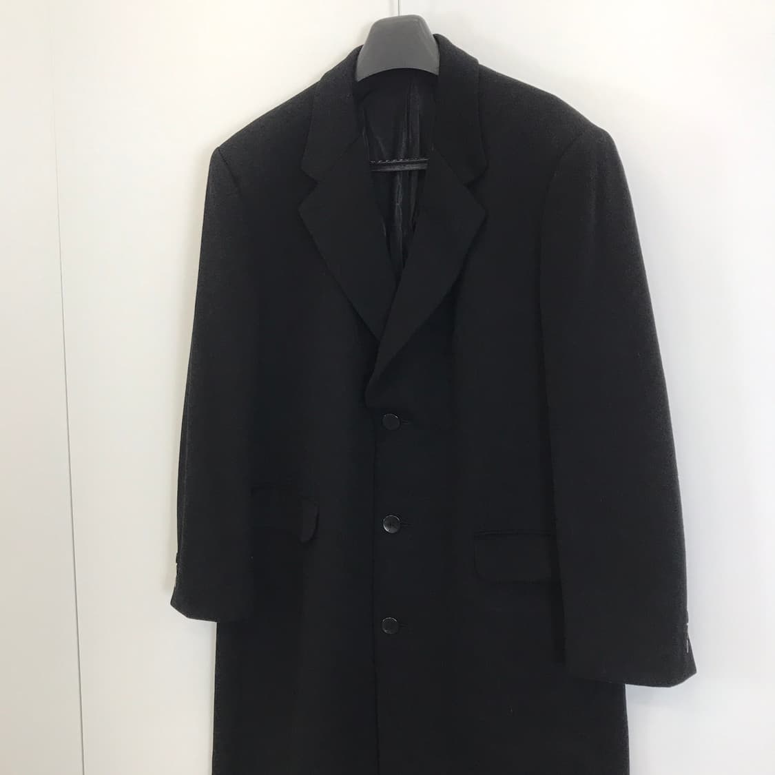 갤럭시 캐시미어 30프로 롱코트 블랙 [105] 상품이미지2