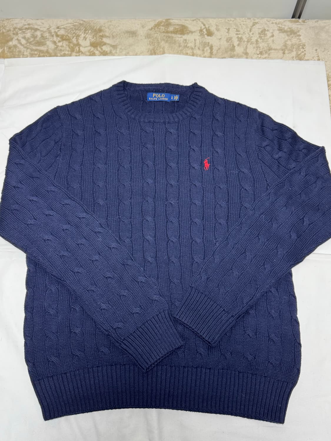 폴로 랄프로렌 / 케이블 니트 (네이비) / L 상품이미지3