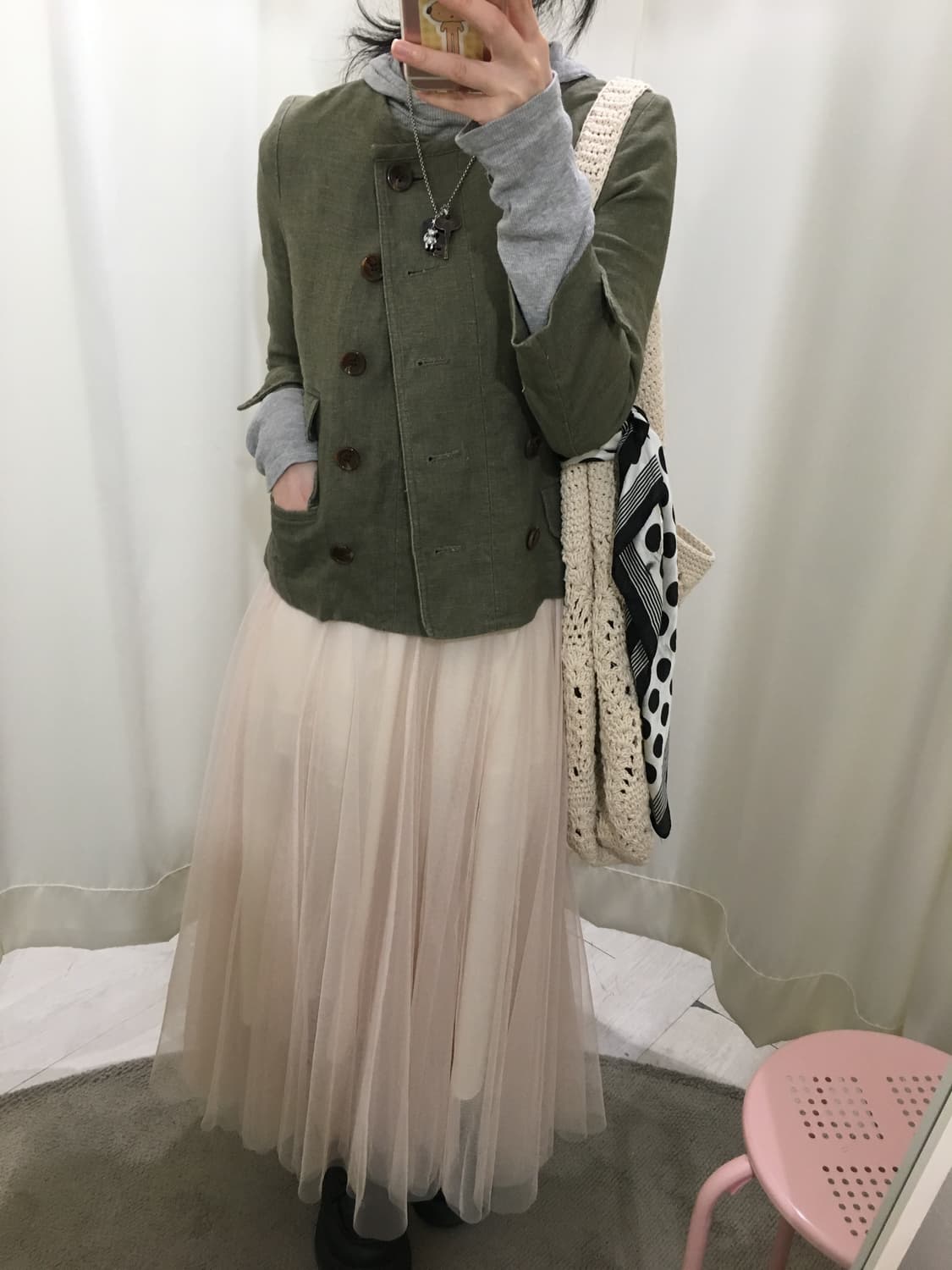 soft pink tulle skirt 상품이미지4