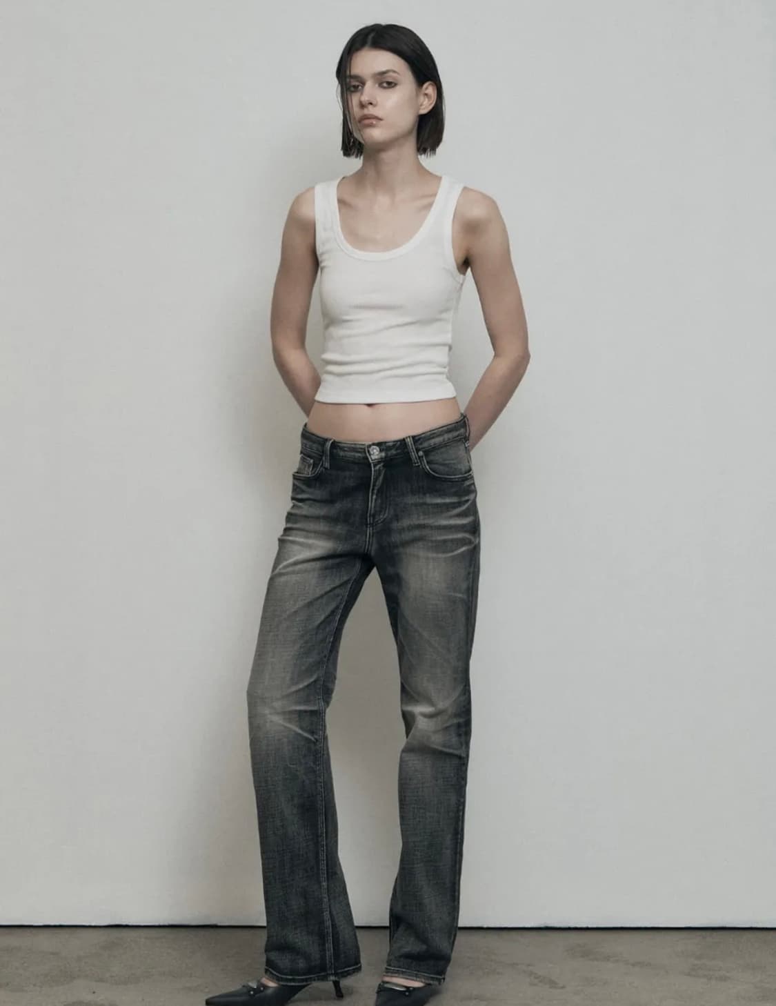 보헤미안서울 CRUMPLED WASHING DENIM PANTS 상품이미지1