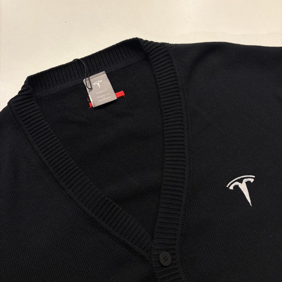 [XL] 테슬라 블랙 면 혼방 가디건 B947 상품이미지3