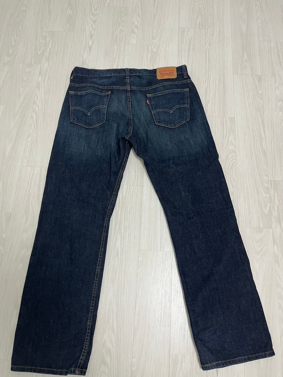 리바이스 569 레귤러핏 진청 데님  상품이미지3