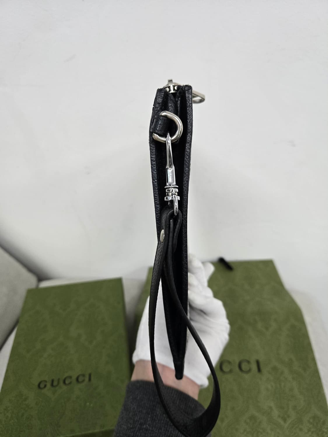 [보증서 정품]구찌 인터로킹 클러치백 상품이미지5