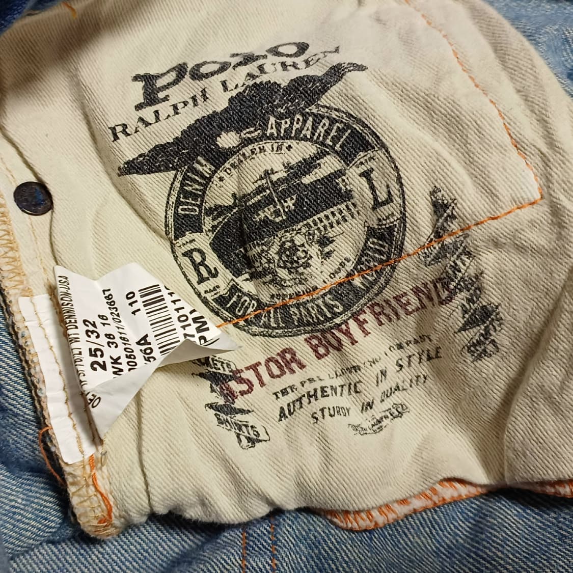 Polo 폴로 데미지드 워싱 데님 팬츠 (청바지) 상품이미지4