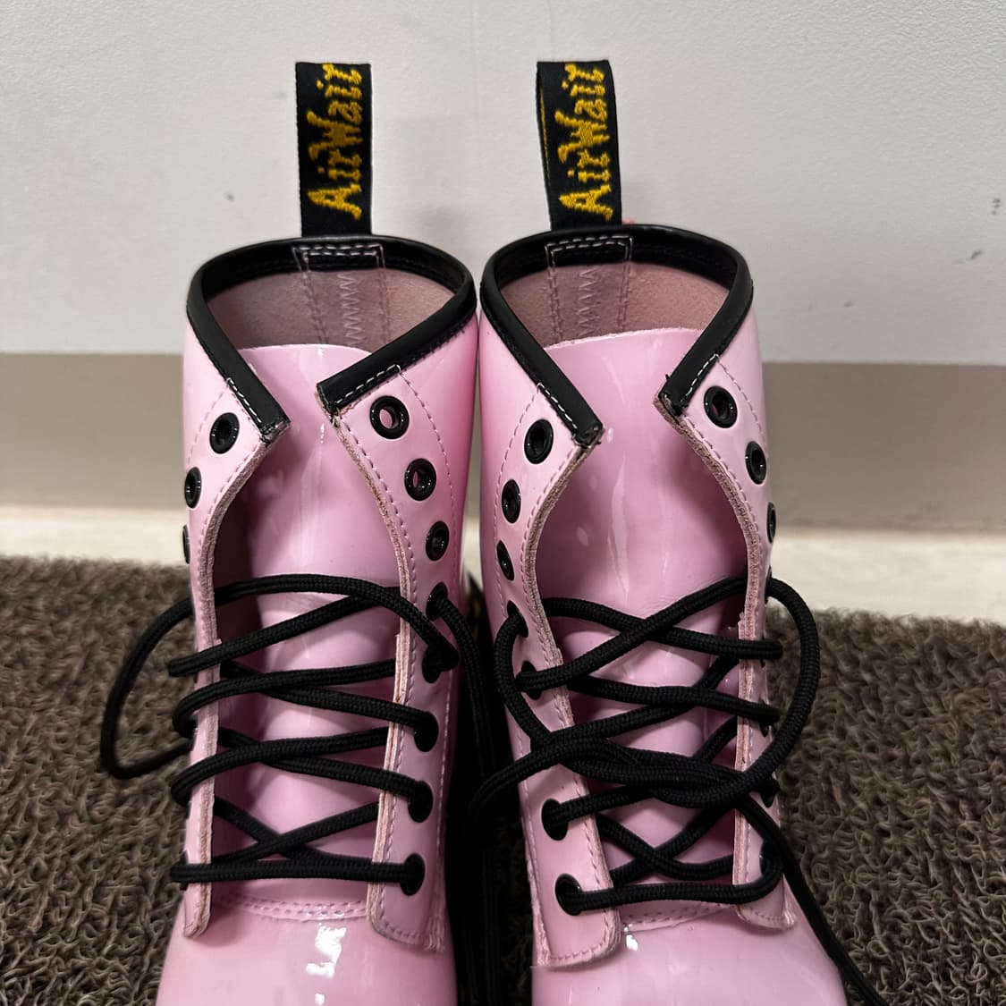 닥터마틴 여성 페이턴트 워커 부츠 핑크 UK 4(230) 상품이미지2
