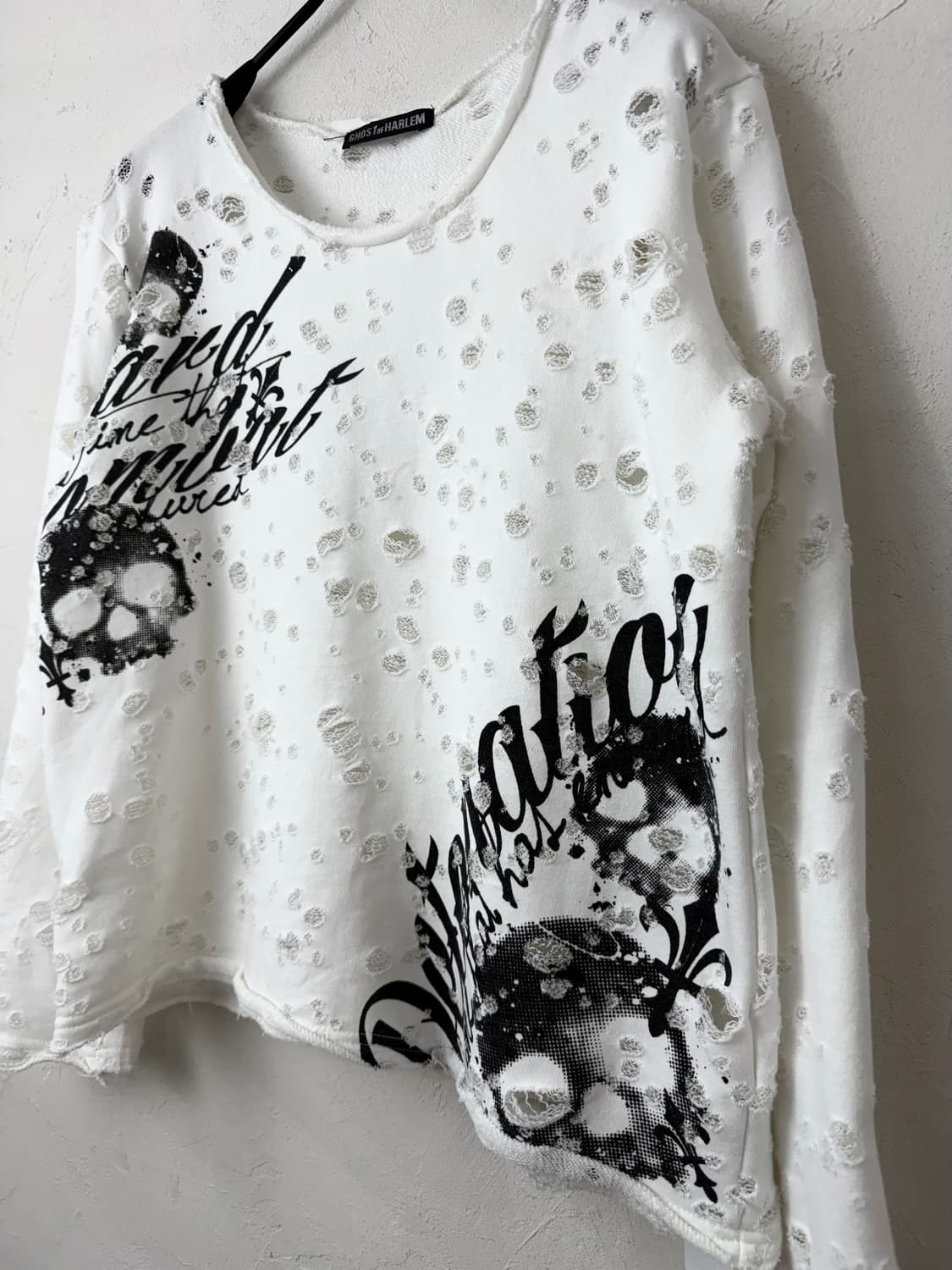 GHOST OF HARLEM 디스트레스드 롱슬리브 상품이미지2