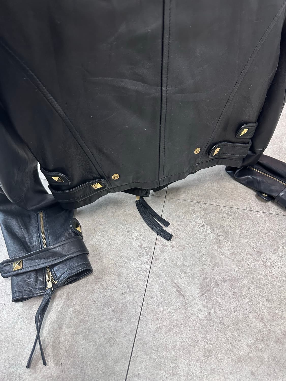 stud detail rider jacket 상품이미지6