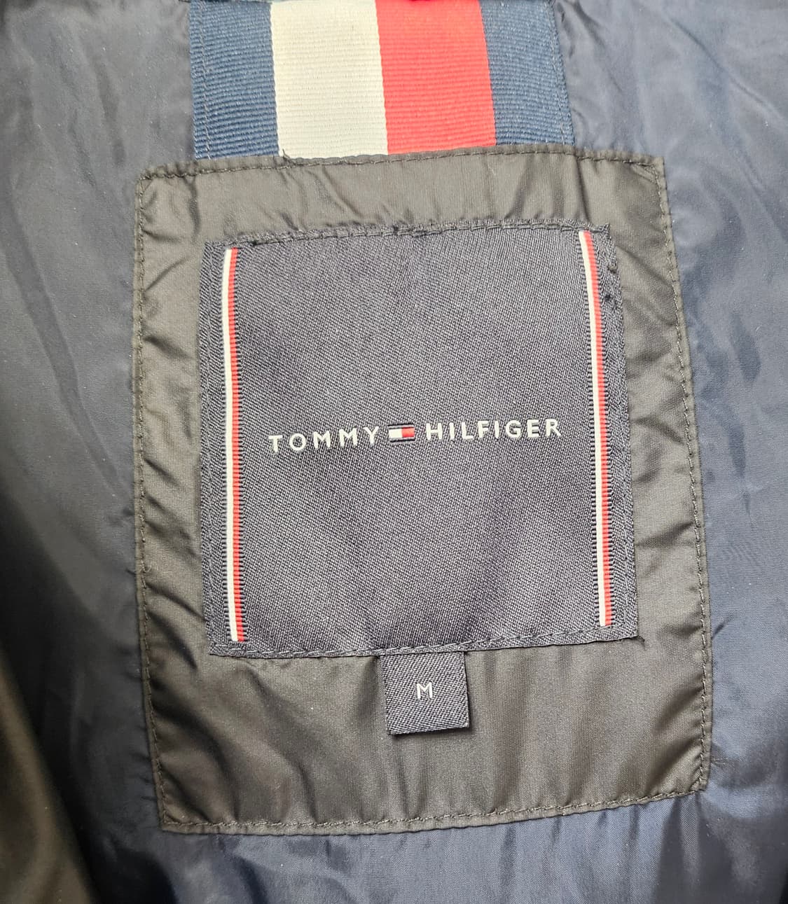 (95~100)M ☆초대장급☆ 타미힐피거 [블랙] 퀼팅자켓패딩 상품이미지2