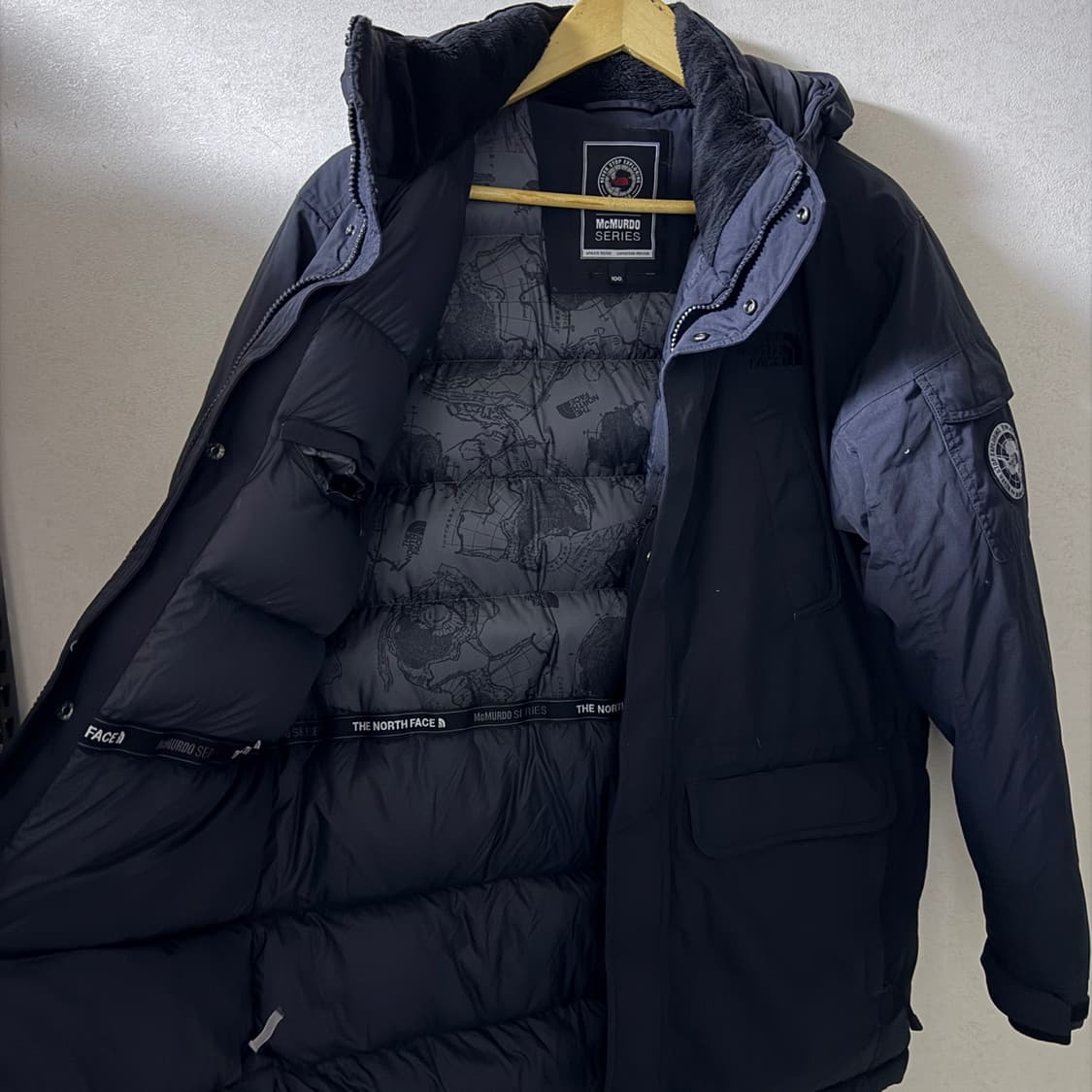 노스페이스 남성 맥머도 다운점퍼 L (100-슬림 105정도) 후드퍼분실 상품이미지7