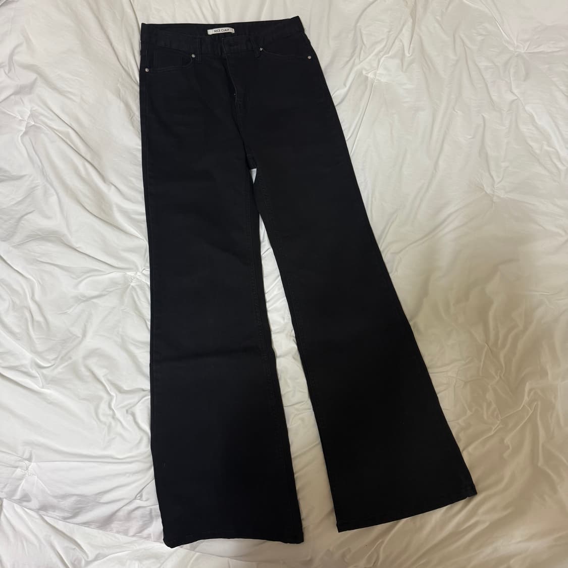 ➕NICE CLAUP 나이스클랍 블랙진/ 사방스판 상품이미지3