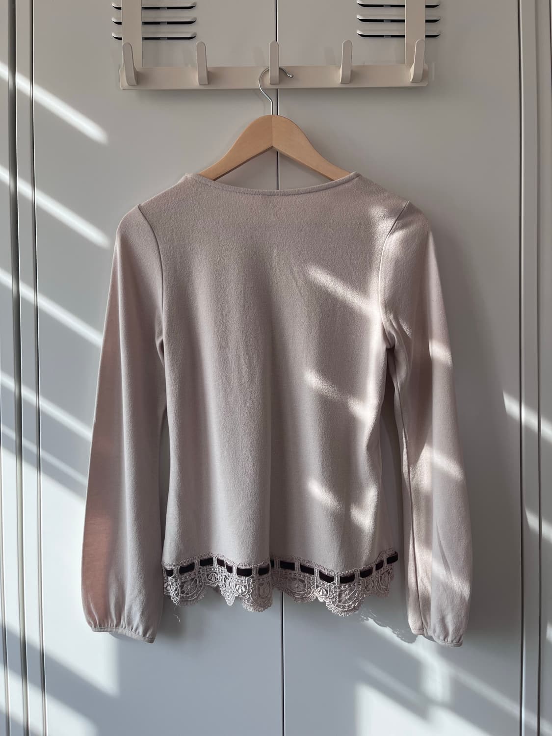 Axes femme 스팽글 리본 레이스 롱 슬리브 상품이미지10