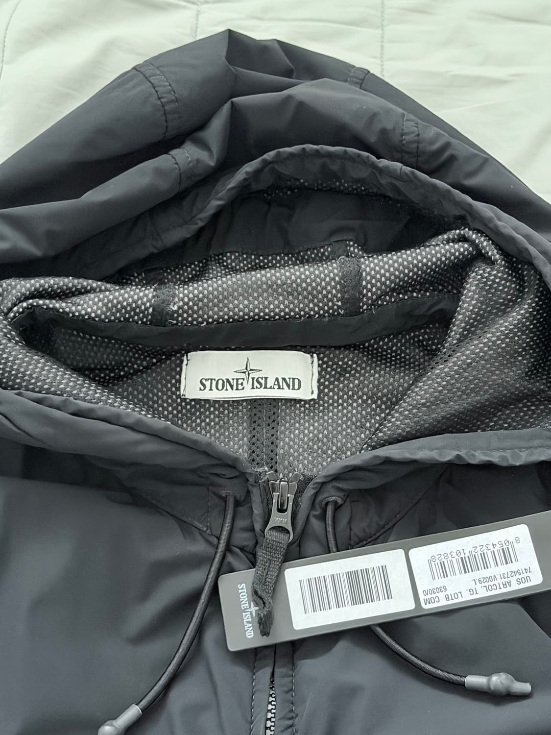 스톤아일랜드 스킨터치 나일론-TC 블랙 L 상품이미지2