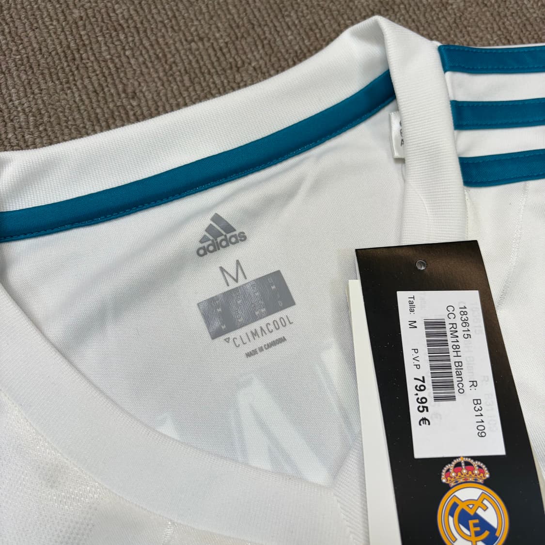 아디다스 레알 마드리드 2017-2018 홈 유니폼 호날두  상품이미지2