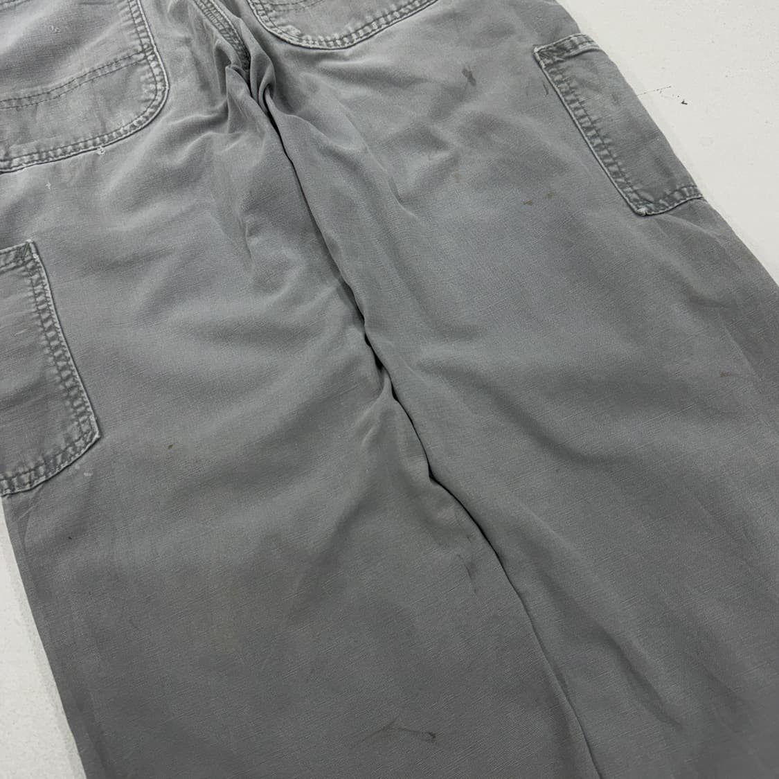 칼하트 OG 가죽패치 카펜터 페이딩 와이드 워크팬츠 상품이미지7